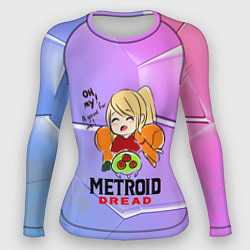 Рашгард женский Metroid Dread Самус Аран, цвет: 3D-принт