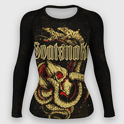 Рашгард женский Goatsnake, Flower of Disease, цвет: 3D-принт