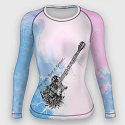 Рашгард женский Все кончается Рок вечен, цвет: 3D-принт