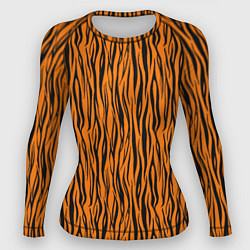 Рашгард женский Тигровые Полосы, цвет: 3D-принт