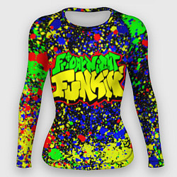Женский рашгард Friday Night Funkin Logo Acid Style