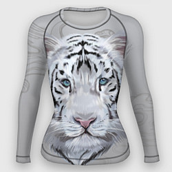 Рашгард женский Снежный нежный тигр, цвет: 3D-принт