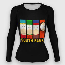 Рашгард женский South Park - Южный парк главные герои, цвет: 3D-принт