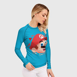 Рашгард женский Mario арт, цвет: 3D-принт — фото 2