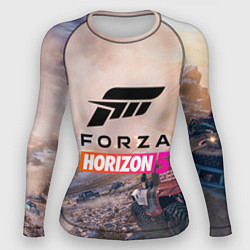 Рашгард женский Форза Forza horizon 5, цвет: 3D-принт