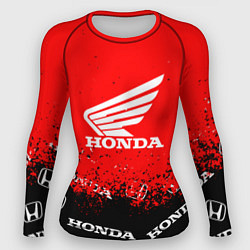 Рашгард женский Honda sport брызги, цвет: 3D-принт