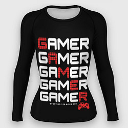 Рашгард женский GAMER - GAMER - GAMER, цвет: 3D-принт