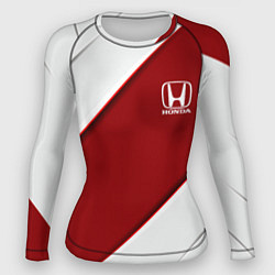 Женский рашгард Honda - Red sport