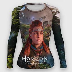 Рашгард женский Horizon Forbidden West Элой, цвет: 3D-принт
