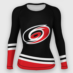 Рашгард женский Carolina Hurricanes , Каролина Харрикейнз, цвет: 3D-принт