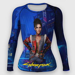 Рашгард женский Panam Панам Cyberpunk2077, цвет: 3D-принт