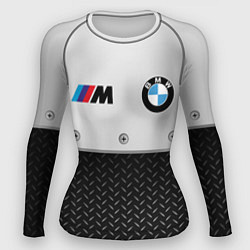 Рашгард женский BMW БМВ СТАЛЬ, цвет: 3D-принт