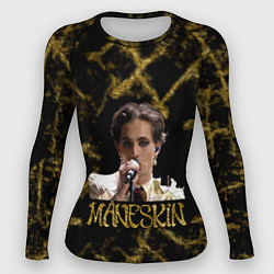 Рашгард женский Maneskin Coraline Sanremo gold edition, цвет: 3D-принт