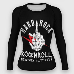 Рашгард женский ROCKNROLL Hard Rock, цвет: 3D-принт
