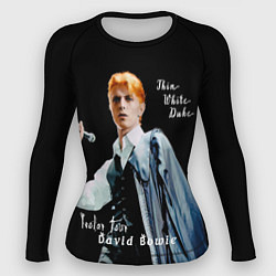 Рашгард женский Thin White Duke David Bowie Isolar Tour, цвет: 3D-принт