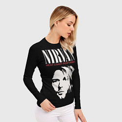 Рашгард женский NIRVANA Kurt Cobain, цвет: 3D-принт — фото 2