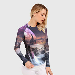 Рашгард женский Cosmic fantasy art, цвет: 3D-принт — фото 2