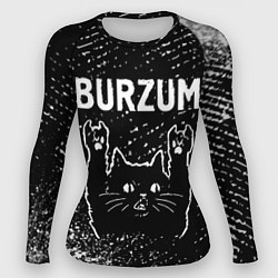 Рашгард женский Burzum Rock Cat, цвет: 3D-принт