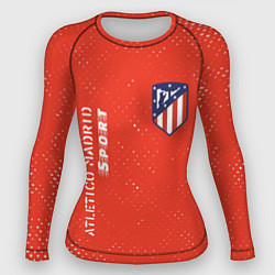 Женский рашгард АТЛЕТИКО Atletico Madrid Sport Гранж