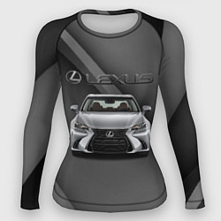 Рашгард женский Lexus auto, цвет: 3D-принт