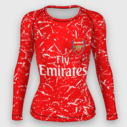 Рашгард женский Arsenal fly emirates sport, цвет: 3D-принт