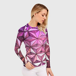 Рашгард женский Треугольная стена, цвет: 3D-принт — фото 2