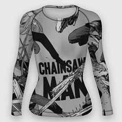 Рашгард женский Chainsaw man comix, цвет: 3D-принт