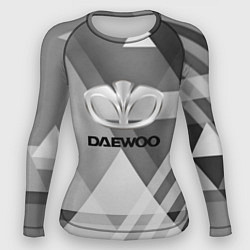 Рашгард женский Daewoo - logo, цвет: 3D-принт