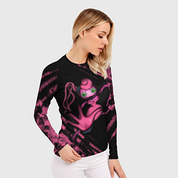 Рашгард женский Mommy long legs pink, цвет: 3D-принт — фото 2