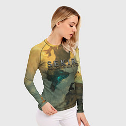 Рашгард женский Секиро и дракон, цвет: 3D-принт — фото 2