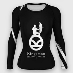 Рашгард женский Kingsman logo, цвет: 3D-принт