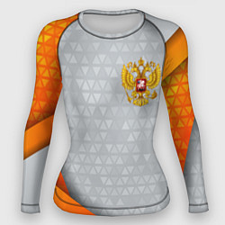 Женский рашгард Orange & silver Russia