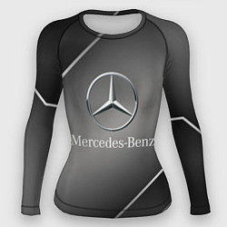 Рашгард женский Mercedes Карбон, цвет: 3D-принт