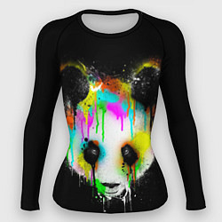 Рашгард женский Панда в краске, цвет: 3D-принт