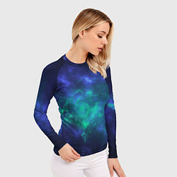 Рашгард женский Космический пейзаж во Вселенной, цвет: 3D-принт — фото 2