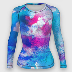 Рашгард женский Радужная абстракция, цвет: 3D-принт
