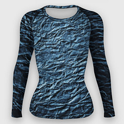 Рашгард женский Текстура мятой цветной бумаги, цвет: 3D-принт