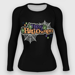 Женский рашгард Happy Halloween надпись
