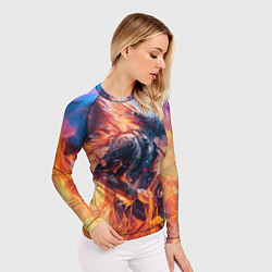 Рашгард женский Призрачный гитарист, цвет: 3D-принт — фото 2