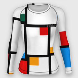 Рашгард женский Как свитер из 80х FIRM, цвет: 3D-принт
