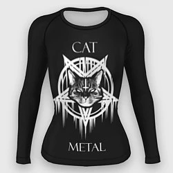 Рашгард женский Cat metal, цвет: 3D-принт