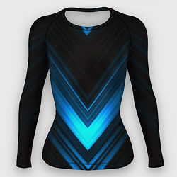Рашгард женский Neon geometry stripes, цвет: 3D-принт