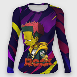 Рашгард женский Rock Simpsons style, цвет: 3D-принт