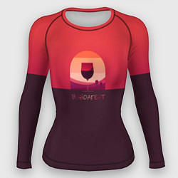 Рашгард женский Виноагент, цвет: 3D-принт