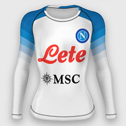 Рашгард женский Виктор Осимхен Наполи форма 2223 гостевая, цвет: 3D-принт