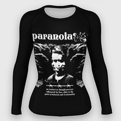 Рашгард женский Paranoia trend, цвет: 3D-принт