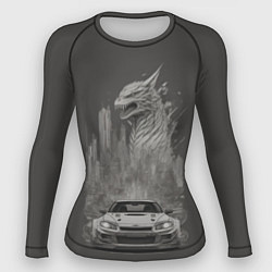Женский рашгард Godzilla car