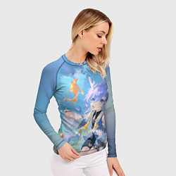 Рашгард женский Bailu Honkai, цвет: 3D-принт — фото 2