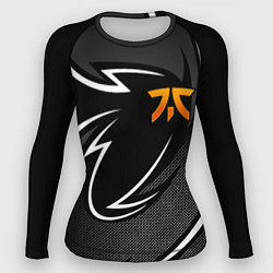 Рашгард женский Fnatic - white line, цвет: 3D-принт