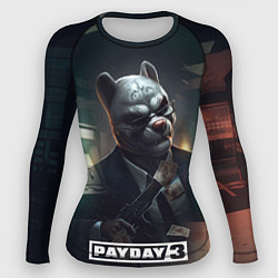 Рашгард женский Payday 2 dog mask, цвет: 3D-принт